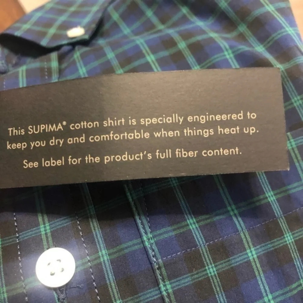 Banana republic plaid button up shirt men’s XXS - Picture 5 of 5